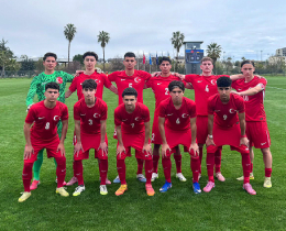 U16 Mill� Tak�m�m�z, Fas Kar��s�nda