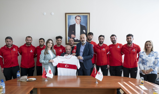 ankaya Belediyesi Grme Engelliler Spor Kulb'nden TFF'ye Ziyaret