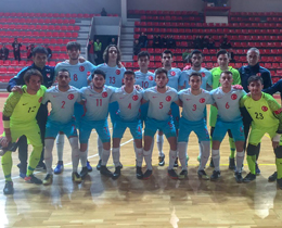Futsal U19 Milli Takm, Karada 3-0 yendi