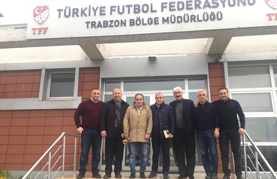 Rza almbay'dan TFF Trabzon Blge Mdrl'ne ziyaret