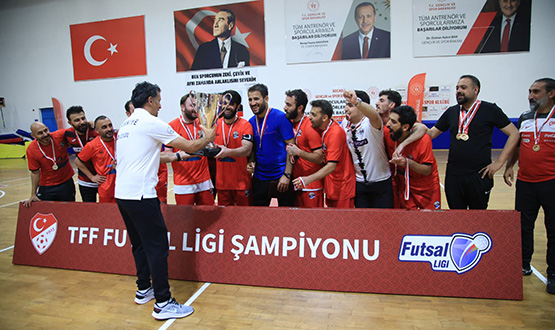 TFF Futsal Ligi ampiyonu Vangl Sportif Faaliyetler Oldu