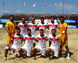 Beach Soccer National Team beat Romania in Penalty Shootout