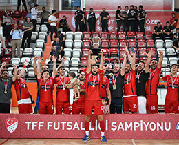 TFF Futsal Liginde 2022-2023 Sezonu ampiyonu stanbul ili Spor Oldu