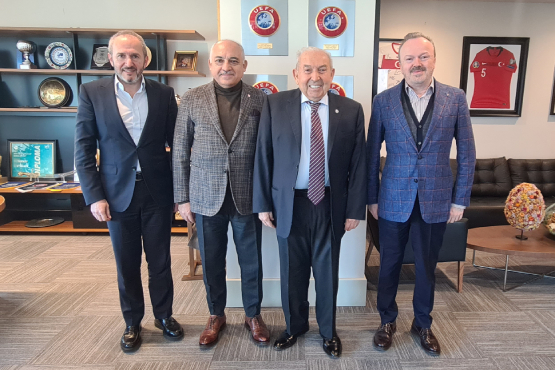 zkan Olcay'dan TFF Bakan Mehmet Bykeki'ye Ziyaret