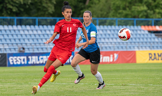 Kadn A Milli Takm Estonya ile 2-2 Berabere Kald