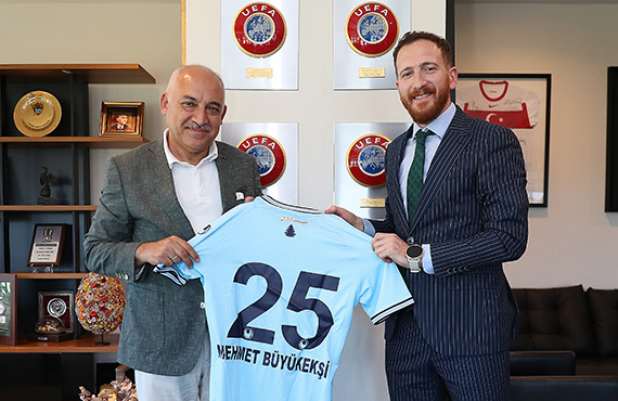 Bykehir Belediye Erzurumspor Bakan Ahmet Dal'dan Bykeki'ye ziyaret