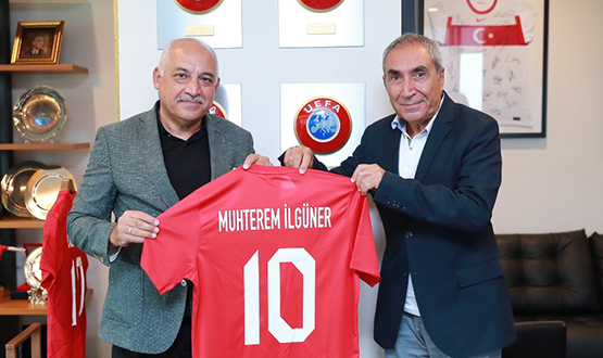Muhterem lgner'den TFF Bakan Mehmet Bykeki'ye Ziyaret