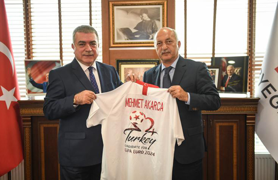 Akarca'ya UEFA EURO 2024 ziyareti