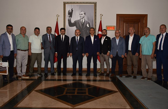 Ali Dmez, Kastamonu Valisi ve Belediye Bakann ziyaret etti