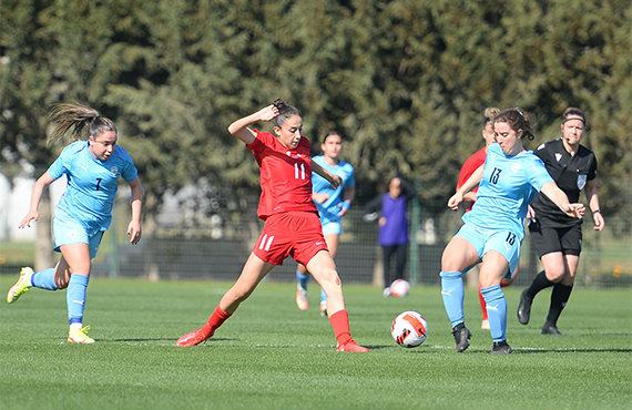U19 Kadn Milli Takmmz, srail'e 2-1 malup oldu