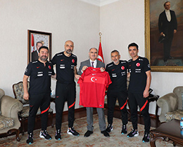 U23 Milli Takımı Teknik Heyeti, Konyada ziyaretlerde bulundu