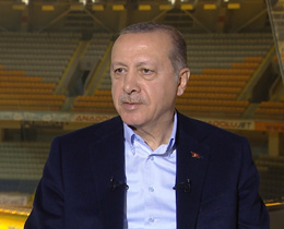 Cumhurbakan Erdoan, NTV ve NTV Spora konuk oldu