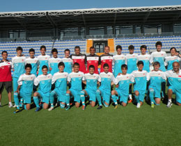 U16s beat Uzbekistan: 6-0