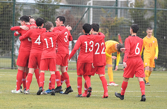 U14 National Team beat Republic of North Macedonia: 6-0