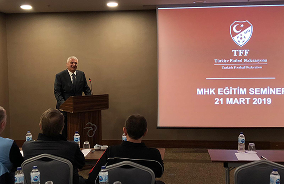 Sper Lig Hakem ve Yardmc Hakem Mart Ay Semineri yapld