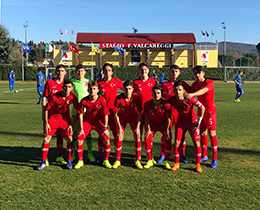 U15s draw 1-1 with Italy