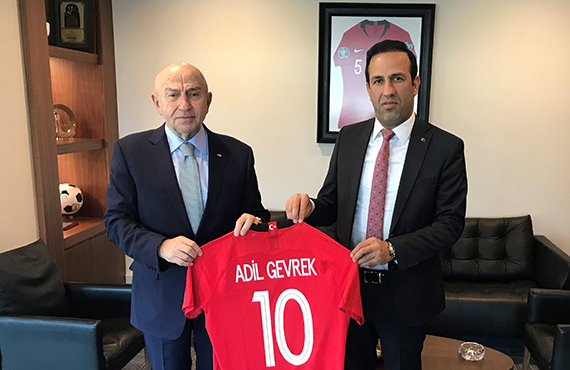Btc Turk Yeni Malatyaspor Bakan Adil Gevrek'ten Bakan zdemir'e ziyaret