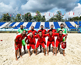 Beach Soccer National Team lost against Belarus: 6-3