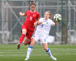 Kzlar U17 Milli Takm, talyaya 5-2 yenildi