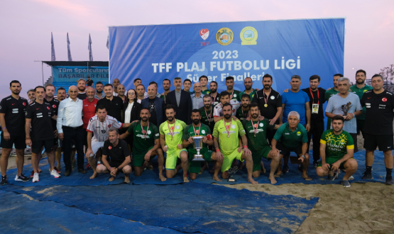 2023 TFF Plaj Futbolu Ligi Süper Finalleri'nde Şampiyon Belli Oldu