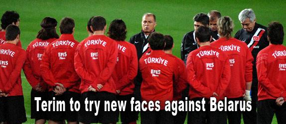 Terim to try new faces against Belarus