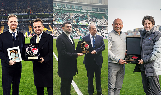 Fenerbah�e, Bursaspor ve Fatih Tekke'ye Fair Play �d�lleri Takdim Edildi