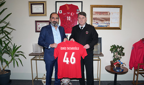 �dris Tataro�lu'ndan, TFF Ba�kan Vekili Otyakmaz'a Ziyaret