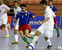 Futsal Milli Takm Azerbaycana 6-4 yenildi