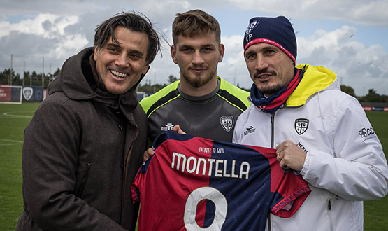 Vincenzo Montella'dan Cagliari'ye Ziyaret
