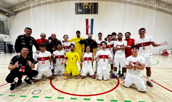 Futsal U19 Millî Takmmz, Bosna-Hersek'i 4-3 Yendi