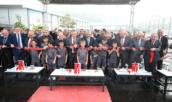 Bakan Bykeki, Samsunspor'un Futbol Akademi Tesislerinin Alna Katld