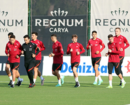 A Millî Takım Antalya kampını tamamladı