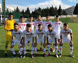 U14 Milli Takımı, Gürcistana 3-2 yenildi