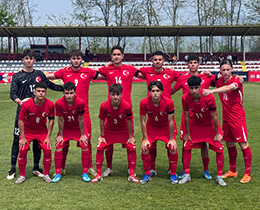 U16 Mill� Tak�m�m�z, Kuzey Makedonya ile Kar��la�acak