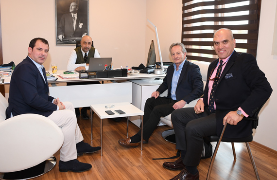 Domergue ve Stankovic'ten Tolunay Kafkas'a ziyaret