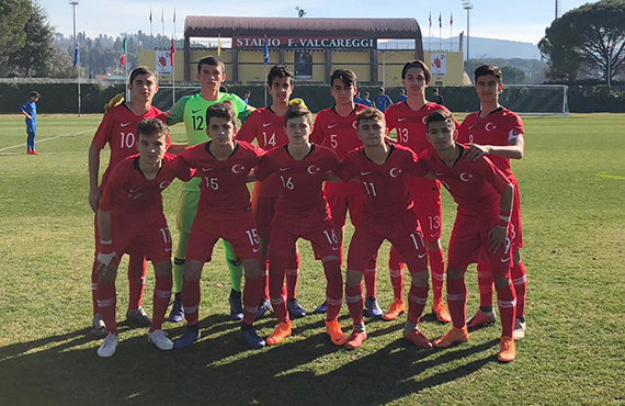 U15 Milli Takm, talya'ya 3-2 yenildi