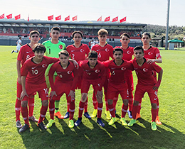 U15 Milli Takm, Arnavutluku 1-0 yendi