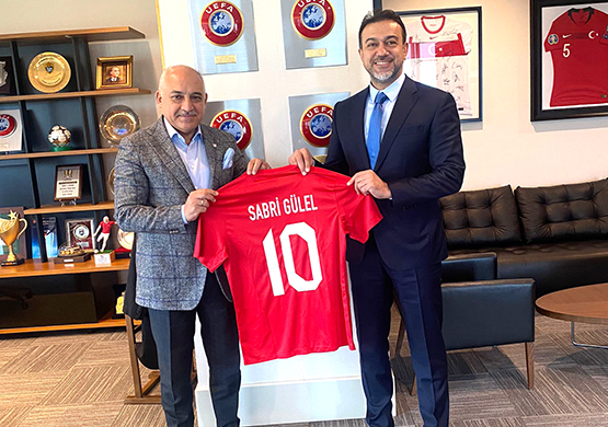 Sabri Glel'den, TFF Bakan Mehmet Bykeki'ye Ziyaret