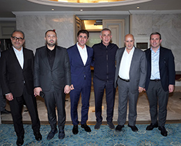 Ba�kan Hac�osmano�lu ve Grafstr�m, Mehdi Taj ile Bir Araya Geldi