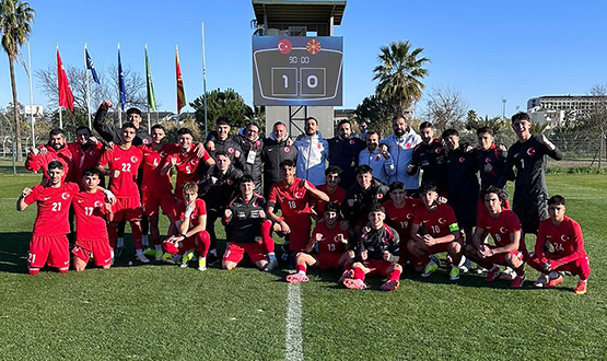U17 Mill&icirc; Tak�m�m�z, Kuzey Makedonya'y� 1-0 Ma�lup Etti