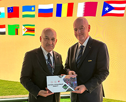 TFF President Bykeki Met With FIFA President Infantino