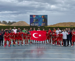 U16 Mill Takmmz, UEFA Geliim Turnuvas lk Manda Belikay 3-1 Yendi