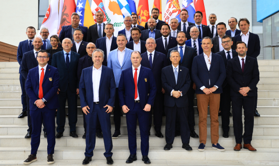 TFF Heyeti, UEFA Blgesel Federasyonlar Stratejik Toplants'na Katld