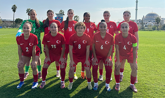 U19 Kad�n Mill&icirc; Tak�m�m�z, Ekvator Ginesi'ni 2-0 Yendi