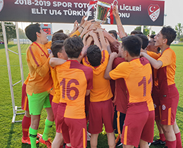 Spor Toto Geliim Elit U14 Liginde ampiyon Galatasaray A.