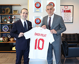 mer Polat, TFF Bakan Hacosmanolunu Ziyaret Etti