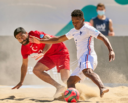 Plaj Futbolu Milli Takm, Fransa’ya uzatmada 6-5 yenildi