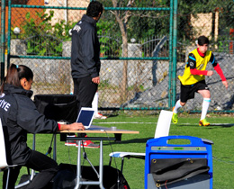 TFF Meral-Celal Aras Spor Lisesinde test uygulamalar balad