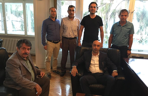 Tolunay Kafkas, TFF Kayseri Blge Mdrl'n ziyaret etti