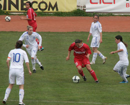 Kadnlar A Milli Takm, Yunanistan ile 1-1 berabere kald